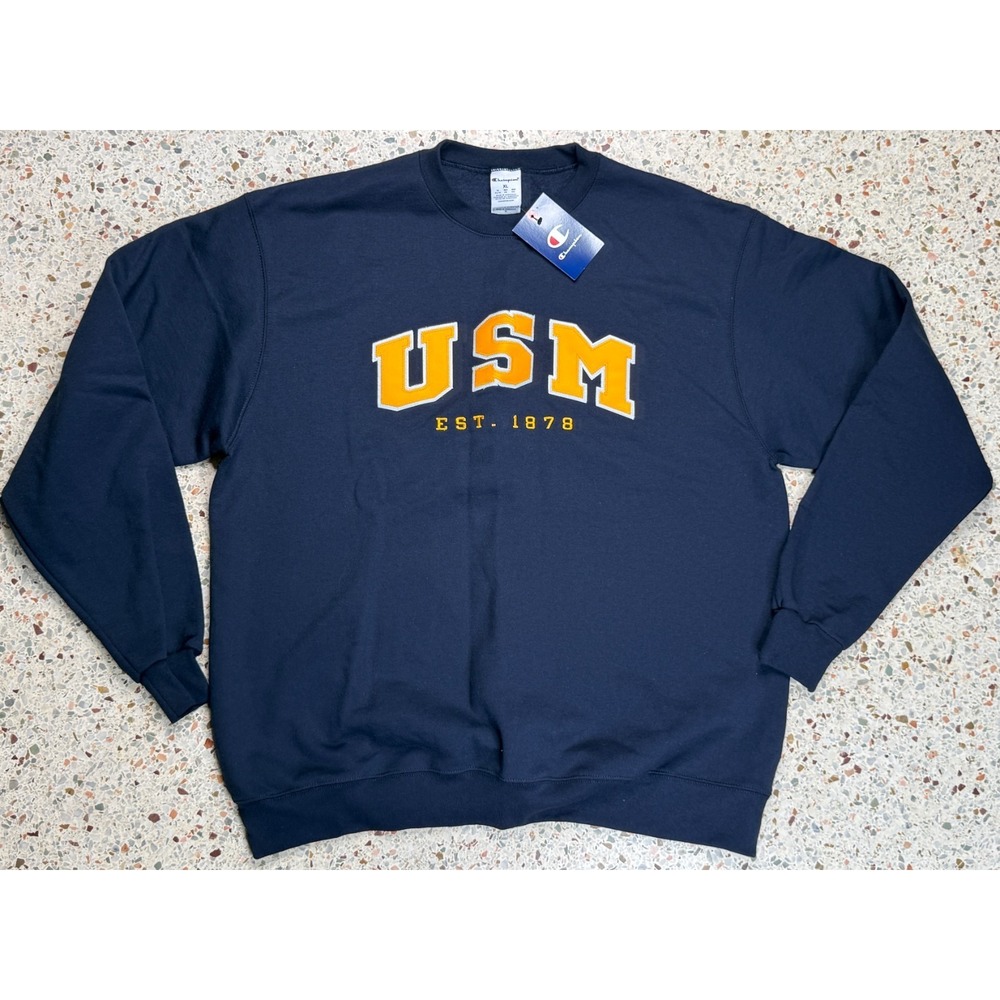 Champion NCAA USM University of Southern Maine Est 1878 Sweatshirt Size XL
